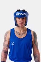 Sting sports Competition Approved Headguard -blue
